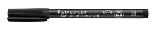 Alkoholos marker, OHP, 1 mm, STAEDTLER Lumocolor® 317 M, fekete (TS3179)