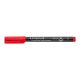 Alkoholos marker, OHP, 0,6 mm, STAEDTLER Lumocolor® 318 F, piros (TS3182)