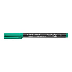   Alkoholos marker, OHP, 0,6 mm, STAEDTLER Lumocolor® 318 F, zöld (TS3185)