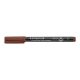 Alkoholos marker, OHP, 0,6 mm, STAEDTLER Lumocolor® 318 F, barna (TS3187)