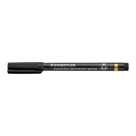   Alkoholos marker, 0,6 mm, STAEDTLER Lumocolor® special 319 F, fekete (TS319FFK)