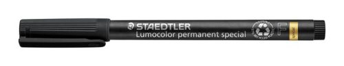Alkoholos marker, 0,6 mm, STAEDTLER Lumocolor® special 319 F, fekete (TS319FFK)