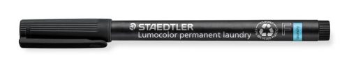 Textil jelölő alkoholos marker, 0,6 mm, kúpos, STAEDTLER Lumocolor® laundry 319 LM, fekete (TS319LMF9)