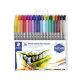 Rostirón készlet, 0,8/3,0 mm, kétvégű, STAEDTLER® 3200, 36 különböző szín (TS3200TB36)
