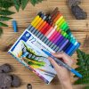 Rostirón készlet, 0,8/3,0 mm, kétvégű, STAEDTLER® 3200, 72 különböző szín (TS3200TB72)