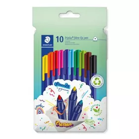   Filctoll készlet, 1 mm, STAEDTLER Triplus 323, 10 különböző szín (TS323C10)