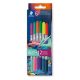 Rostirón készlet, 1/3 mm, kétvégű, kimosható, STAEDTLER® 3280, Multiverzum 1, 6 különböző szín (TS3280C6E21)