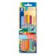 Rostirón készlet, 1/3 mm, kétvégű, kimosható, STAEDTLER® 3280, Multiverzum 2, 6 különböző szín (TS3280C6E22)