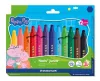Filctoll készlet, 2,5 mm, kimosható, jumbo, STAEDTLER „Noris&reg; junior 329”, Peppa malac, 12 szín (TS329C12L1)