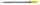Tűfilc, 0,3 mm, STAEDTLER Triplus 334, sárga (TS3341)