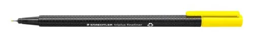 Tűfilc, 0,3 mm, STAEDTLER Triplus 334, sárga (TS3341)