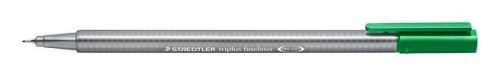 Tűfilc, 0,3 mm, STAEDTLER Triplus 334, zöld (TS3345)