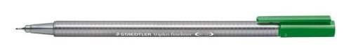 Tűfilc, 0,3 mm, STAEDTLER Triplus 334, méregzöld (TS33452)