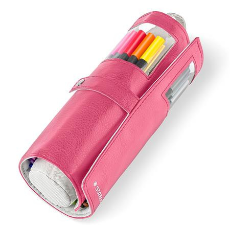 Tűfilc készlet feltekerhető tolltartóban vegyes színekben, 0,3 mm, STAEDTLER Triplus® 334, 20 különböző szín (TS334PC20)