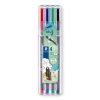Tűfilc készlet, 0,3 mm, STAEDTLER Triplus 334, 4 különböző szín (TS334SB4)
