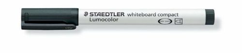 Táblamarker, 1-2 mm, kúpos, STAEDTLER Lumocolor 341, fekete (TS34199)