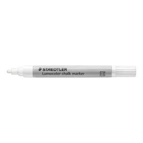   Krétamarker, 2,4 mm, kúpos, STAEDTLER Lumocolor&reg; 344, fehér (TS3440)
