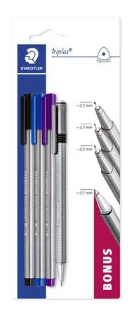 Vegyes írószer készlet, 4 darabos, STAEDTLER Triplus&reg; multi set 34P2 (TS34SBK4P2)