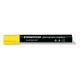 Alkoholos marker, 2-5 mm, vágott, STAEDTLER Lumocolor® 350, sárga (TS3501)