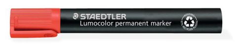 Alkoholos marker, 2-5 mm, vágott, STAEDTLER Lumocolor® 350, piros (TS3502)