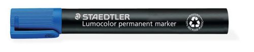 Alkoholos marker, 2-5 mm, vágott, STAEDTLER Lumocolor® 350, kék (TS3503)