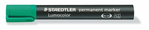 Alkoholos marker, 2-5 mm, vágott, STAEDTLER Lumocolor® 350, zöld (TS3505)