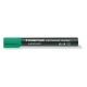 Alkoholos marker, 2-5 mm, vágott, STAEDTLER Lumocolor® 350, zöld (TS3505)
