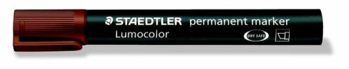 Alkoholos marker, 2-5 mm, vágott, STAEDTLER Lumocolor® 350, barna (TS3507)