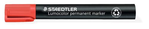 Alkoholos marker, 2 mm, kúpos, STAEDTLER Lumocolor® 352, piros (TS3522)