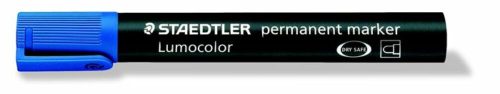 Alkoholos marker, 2 mm, kúpos, STAEDTLER Lumocolor® 352, kék (TS3523)