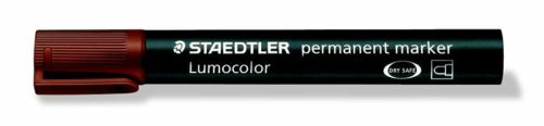 Alkoholos marker, 2 mm, kúpos, STAEDTLER Lumocolor® 352, barna (TS3527)