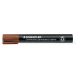Alkoholos marker, 2 mm, kúpos, STAEDTLER Lumocolor® 352, barna (TS3527)