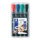 Alkoholos marker készlet, 2 mm, kúpos, STAEDTLER Lumocolor® 352, 4 különböző szín (TS352WP4)