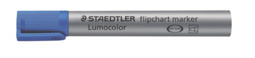 Flipchart marker, 2 mm, kúpos, STAEDTLER Lumocolor 356, kék (TS3563)
