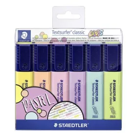   Szövegkiemelő készlet, 1-5 mm, STAEDTLER Textsurfer Classic Pastel 364 C, 6 különböző szín (TS364CWP6)