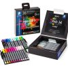 Ecsetirón készlet, STAEDTLER Pigment brush 371, 36 különböző szín (TS371C36)