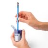 Hegyező, kétlyukú, tartályos, STAEDTLER 512, kék (TS512001)