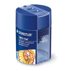   Hegyező, kétlyukú, tartályos, STAEDTLER Noris 512 F, kék (TS512002)