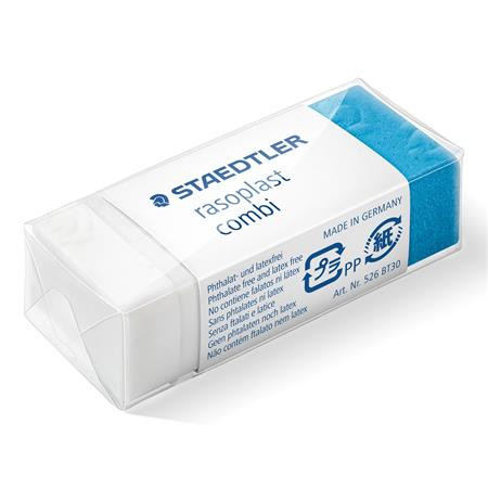 Radír, kombinált, STAEDTLER Rasoplast Combi 526 BT (TS526BT30)