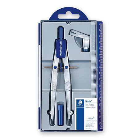 Körző készlet, precíziós, 3 darabos, STAEDTLER Noris 550 01/02 (TS55001)