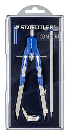 Körző készlet, precíziós, 4 darabos, STAEDTLER Mars® comfort 552 (TS55202)