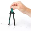 Körző készlet, precíziós, 3 darabos, STAEDTLER Norix® 555, zöld (TS5550154)