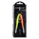 Körző készlet, precíziós, 2 darabos, STAEDTLER Mars Comfort 556, neon sárga/narancs (TS55600N3)