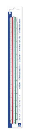 Léptékvonalzó, építőipari, műanyag, STAEDTLER Mars 561 (TS561981BK)