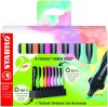 Szövegkiemelő készlet, 2-5 mm, STABILO Green Boss Pastel, 8 db-os asztali készlet (TS6070085)