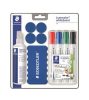 Táblamarker készlet, 2 mm, kúpos, STAEDTLER Lumocolor® Set 613 S, 10 darabos (TS613S)