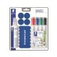 Táblamarker készlet, 2 mm, kúpos, STAEDTLER Lumocolor® Set 613 S, 10 darabos (TS613S)