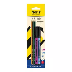   Grafitceruza és tűfilc készlet, STAEDTLER Noris&reg; colour edition set, lila+kék tűfilc (TS61BK41)