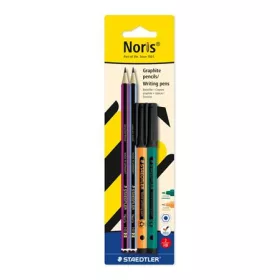   Grafitceruza és tűfilc készlet, STAEDTLER Noris&reg; colour edition set, narancs+zöld tűfilc (TS61BK42)