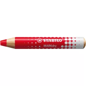   Táblaceruza fehértáblához, flipchartpapírhoz, kúpos, STABILO MARKdry, piros (TS64840)